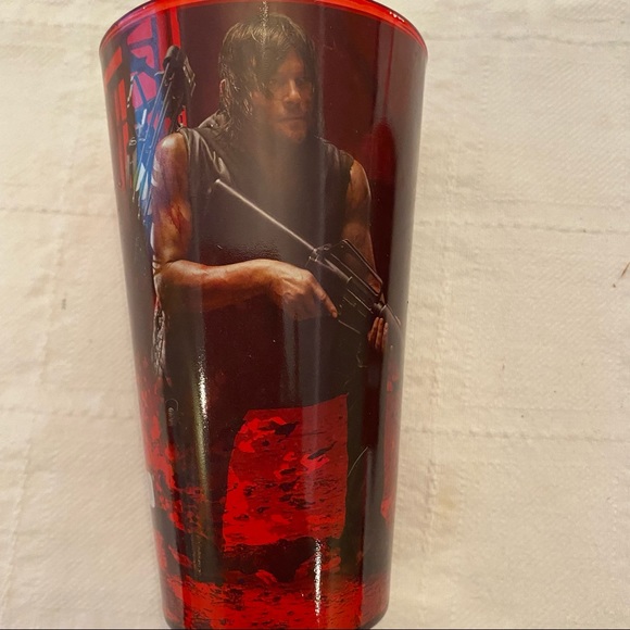 The walking dead glasses. AMC tumbler. 2015. - Picture 6 of 8